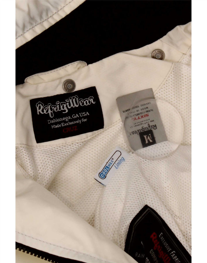 Refrigiwear ženska jakna za kišu s kapuljačom UK 12 Srednje bijeli poliamid
