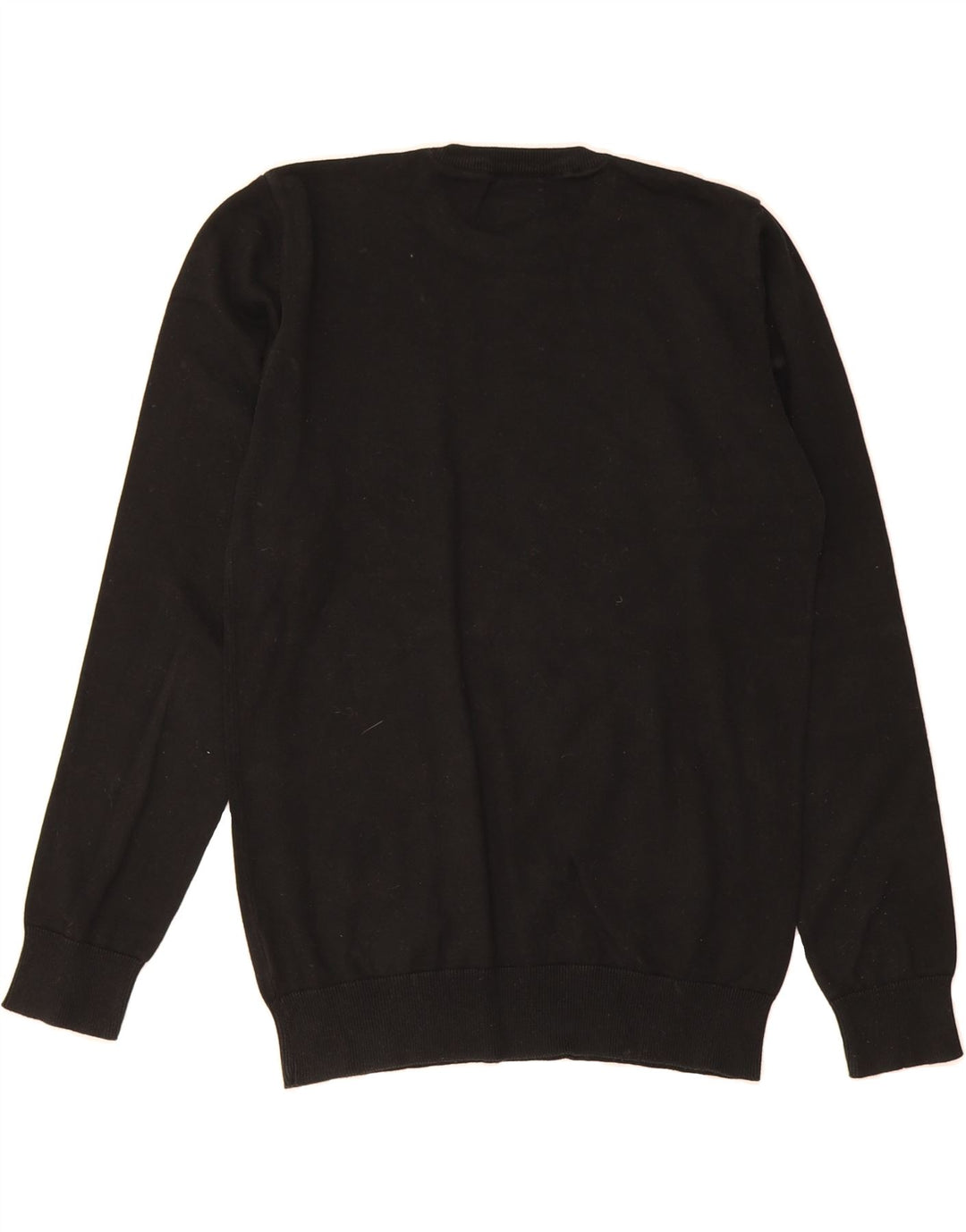 JACK & JONES Mens Graphic Sweatshirt Jumper Medium Black Cotton Vintage Jack & Jones and Second-Hand Jack & Jones from Messina Hembry 