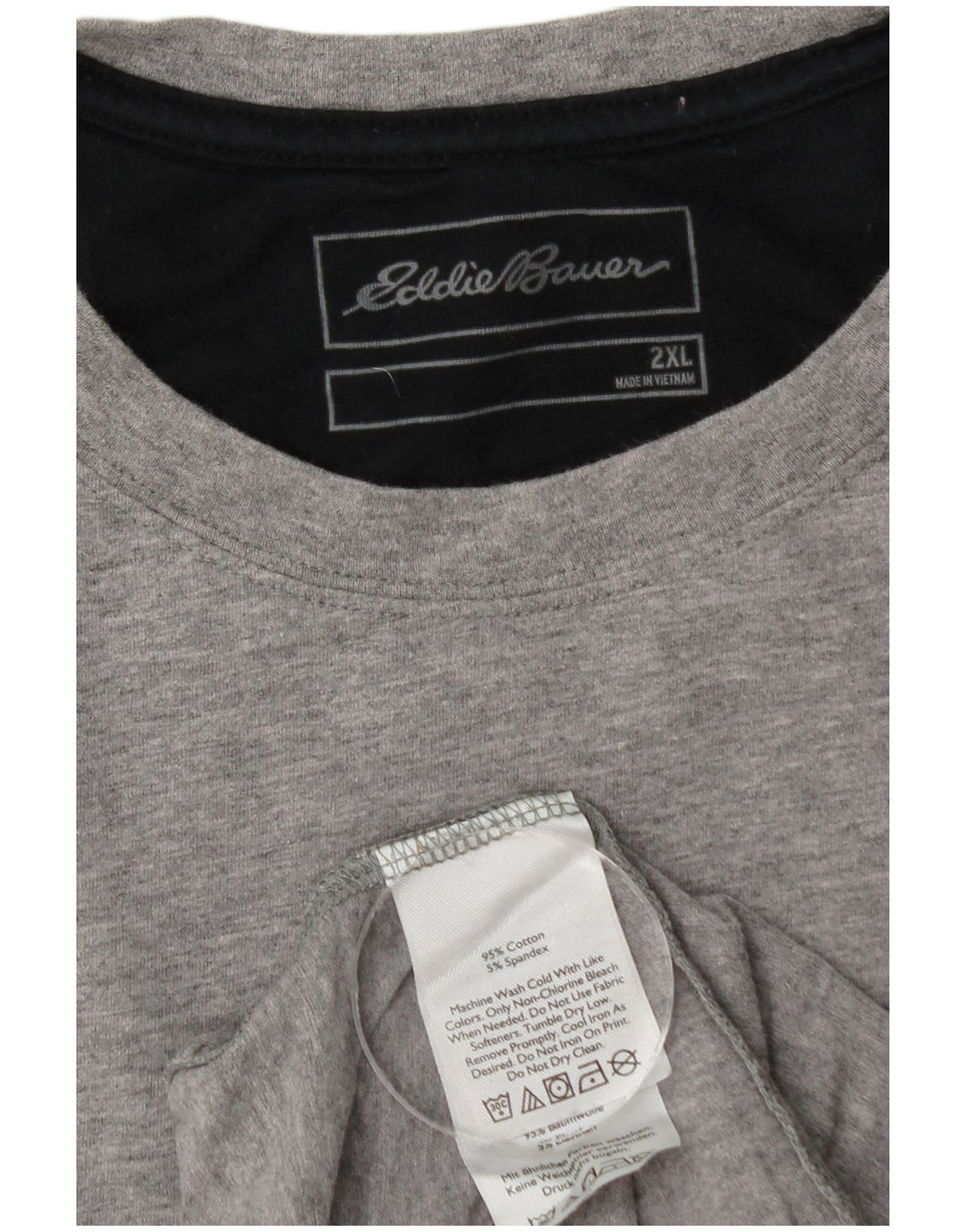 EDDIE BAUER Muška majica kratkih rukava 2XL sivi pamuk
