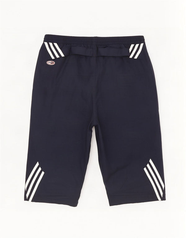 Adidas Mens Climacool Bermuda Sport Shorts Large Navy Blue Polyester