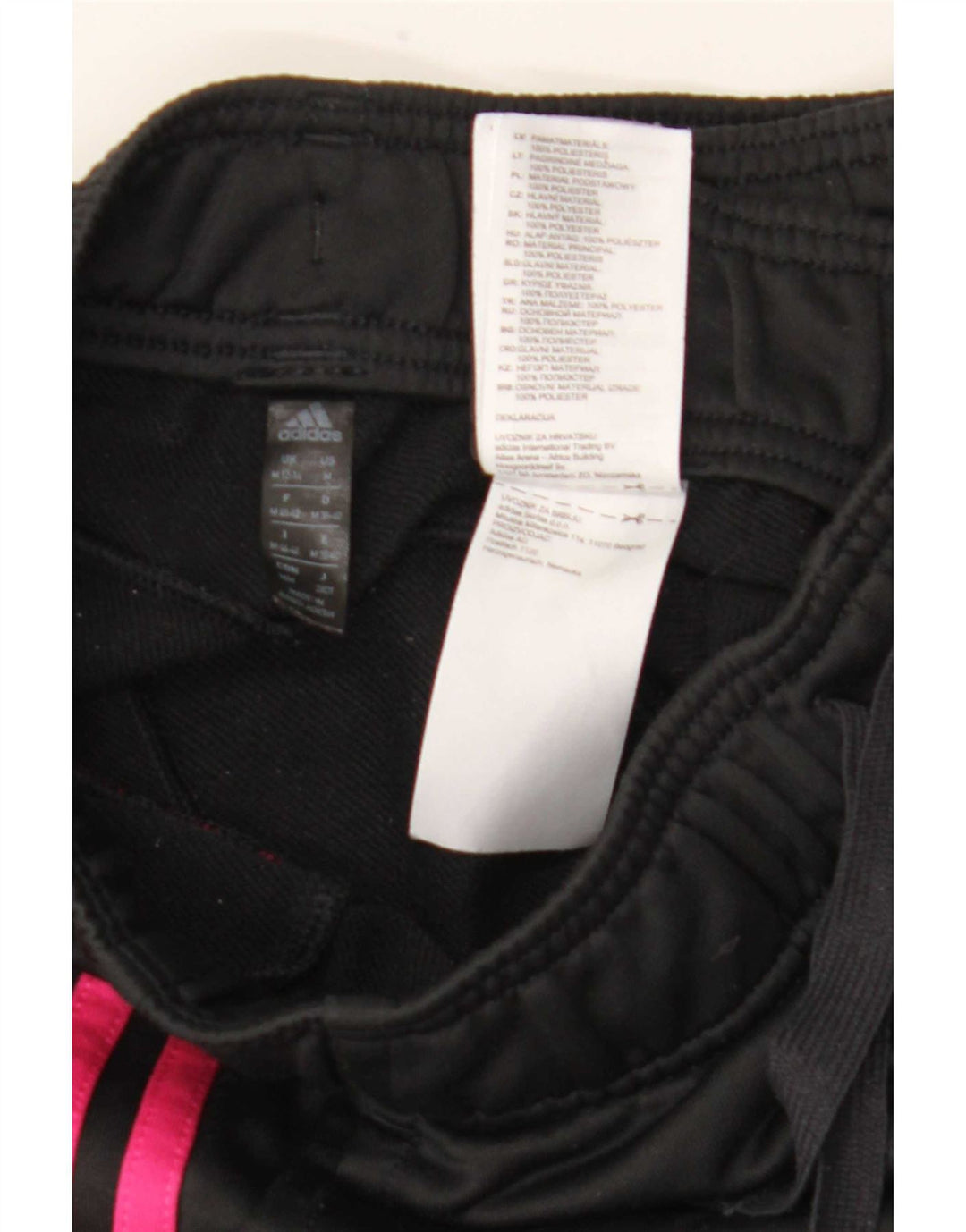 Adidas Ženska trenirka Hlače Joggers UK 12 Srednji crni poliester