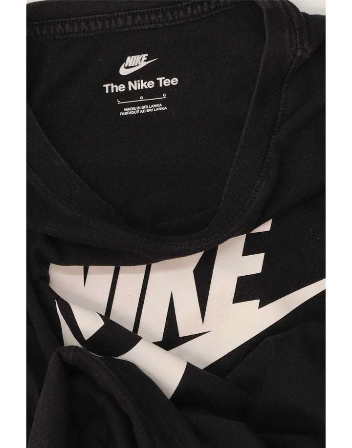 Nike muška majica s grafičkim motivima velika crna