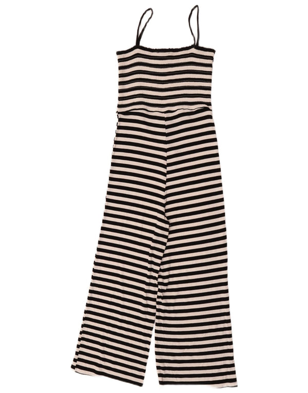 Topshop ženski kombinezon bez rukava UK 10 od male crne pruge od viskoze