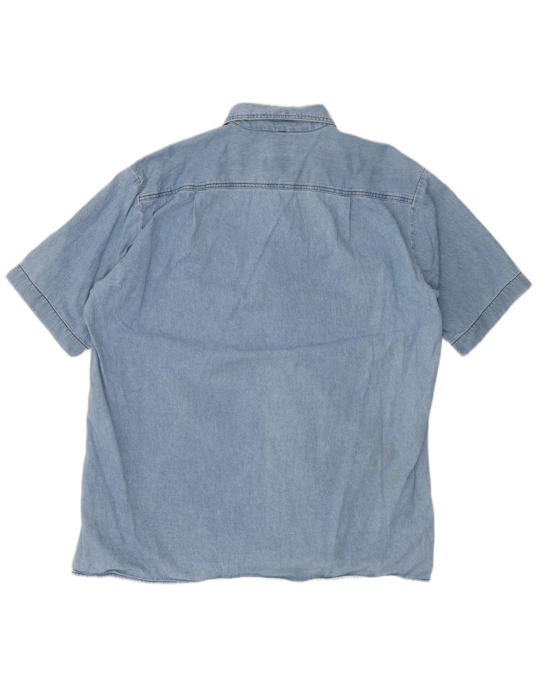 CARRERA Muška traper košulja kratkih rukava Veličina 43/44 XL plavi pamuk