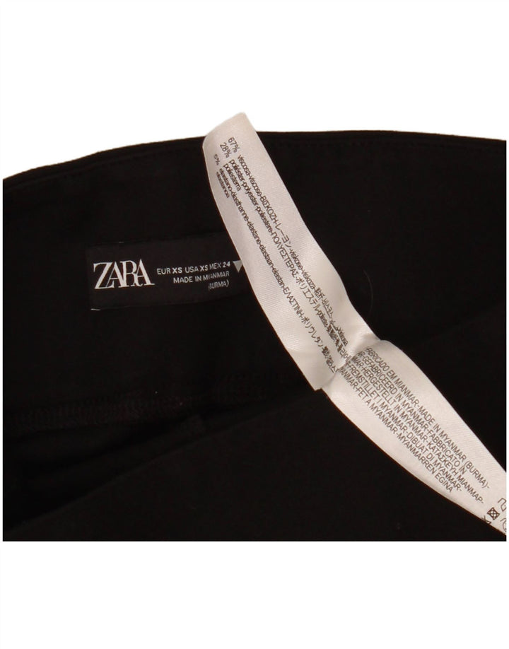 Zara ženske tajice UK 6 XS crna viskoza