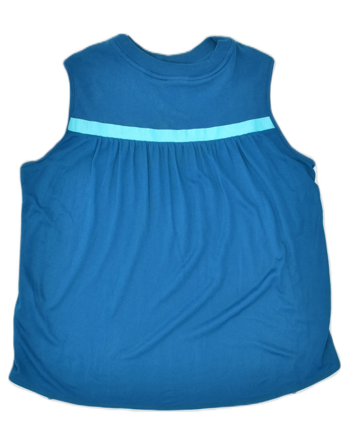 NIKE Womens Oversized Vest Top Small Blue Cotton | Vintage | Thrift | Second-Hand | Used Clothing | Messina Hembry 