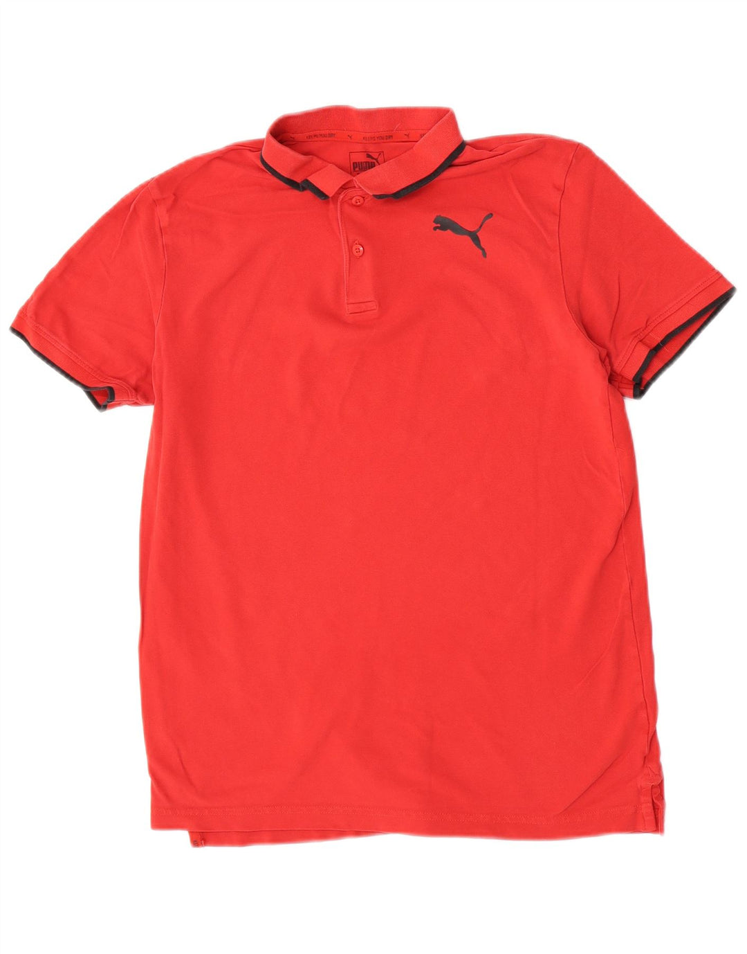 Puma muška polo majica srednje crvene boje