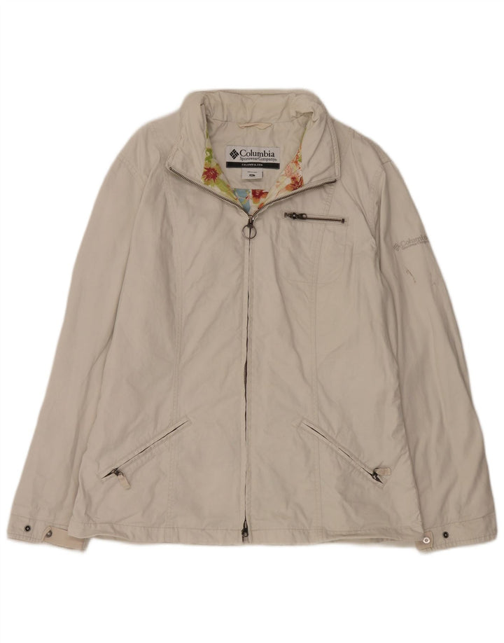Columbia ženska bomber jakna UK 18 XL bijeli pamuk