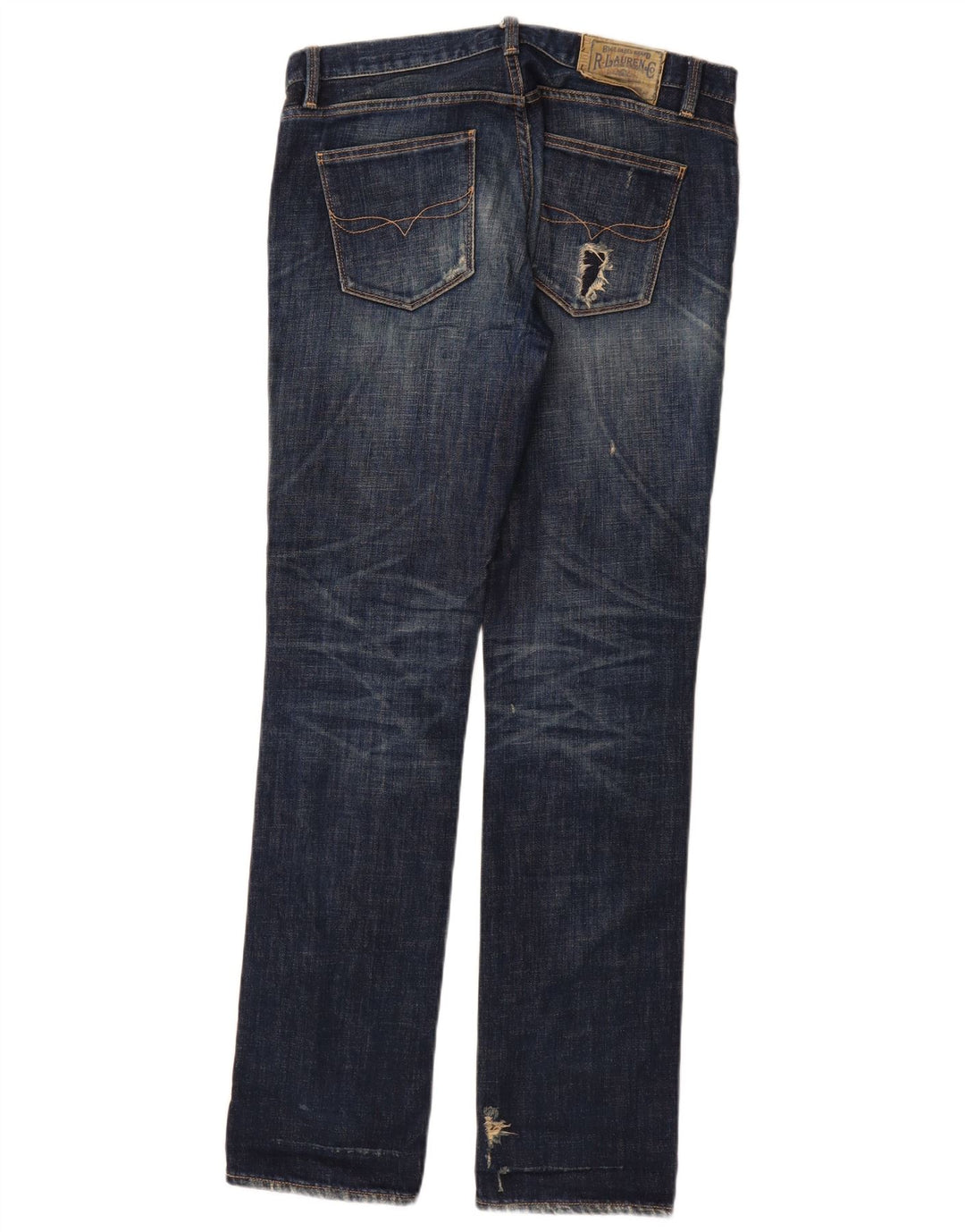 Ženske uske traperice Ralph Lauren W30 L34 tamnoplave