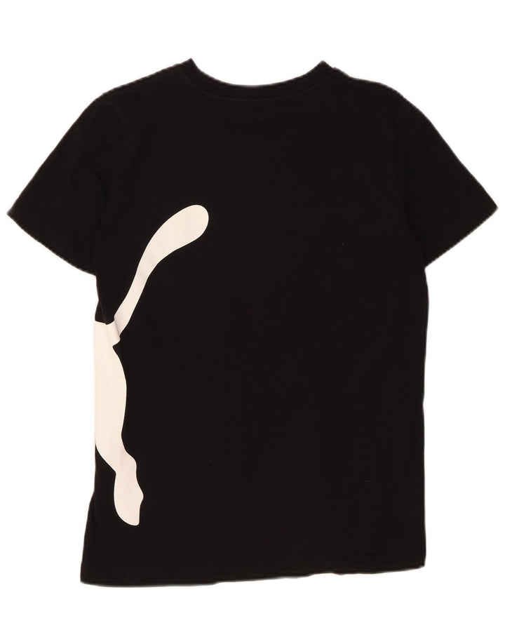 Puma Girls Graphic T-Shirt Top 13-14 Years Black