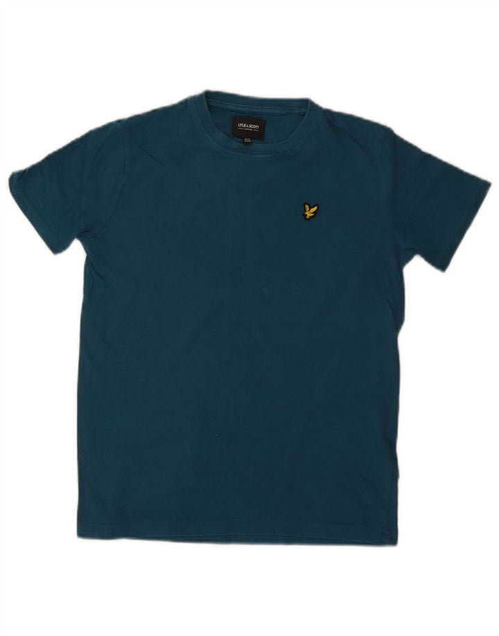 Lyle & Scott majica kratkih rukava za dječake 10-11 godina, plavi pamuk