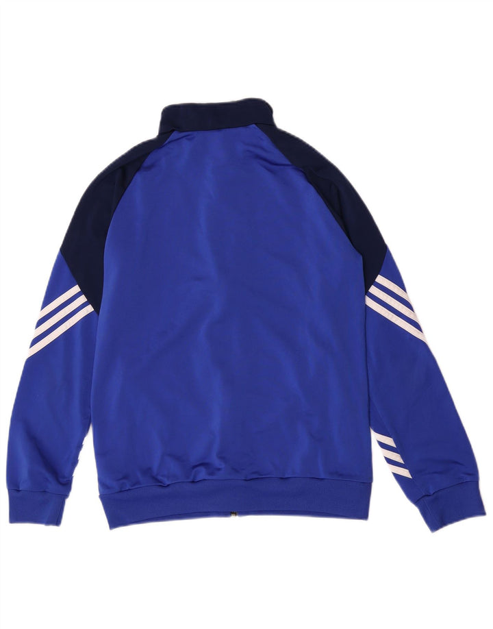 Gornja jakna za trenirku Adidas za dječake 13-14 godina XL plava poliesterska boja