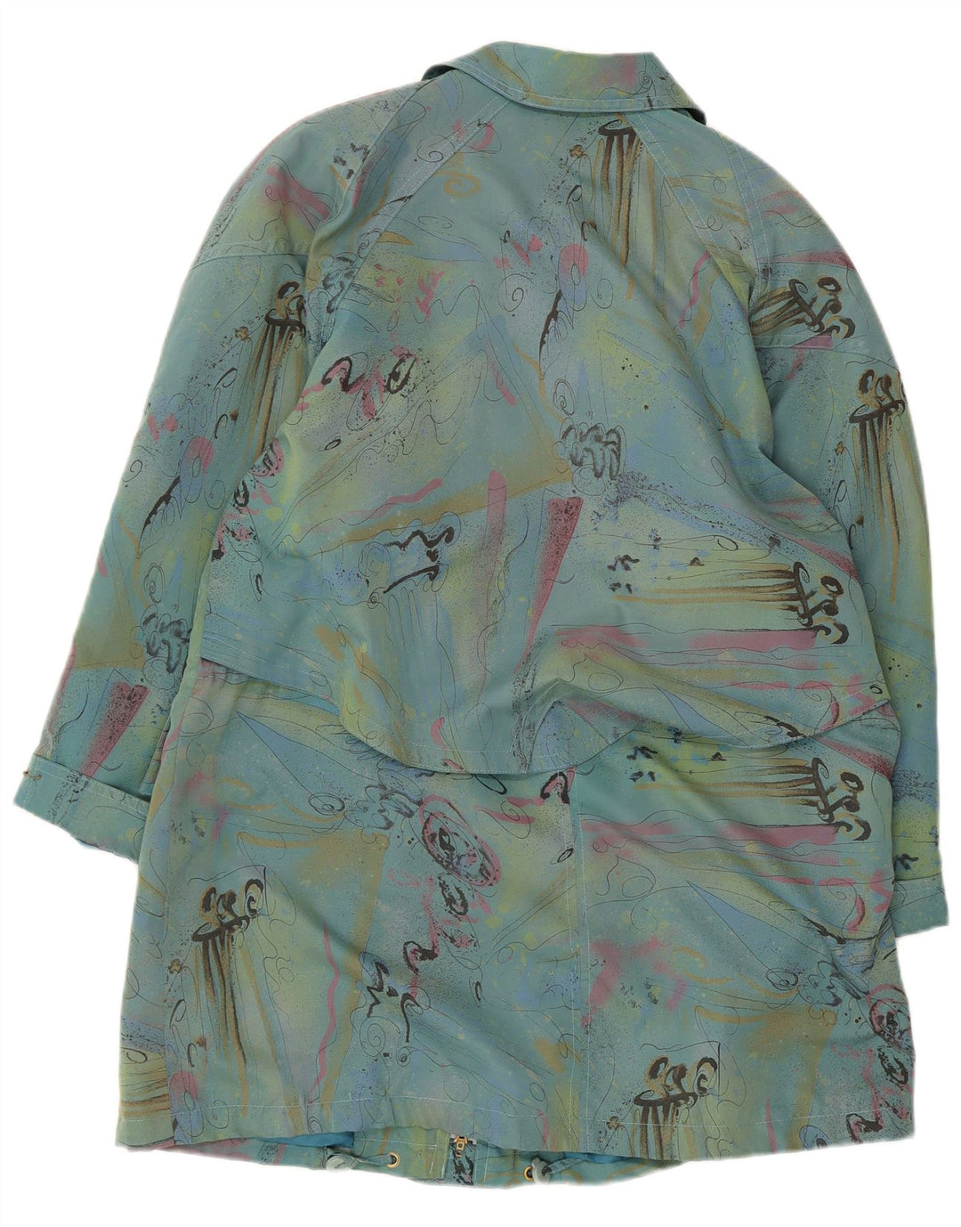 VALMELINE Ženski preveliki kaput EU 36 Small Blue Colourblock