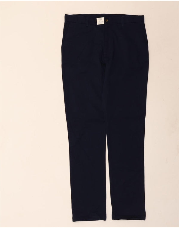 Marks & Spencer uske chino hlače za dječake 14-15 godina W34 L30 tamnoplave