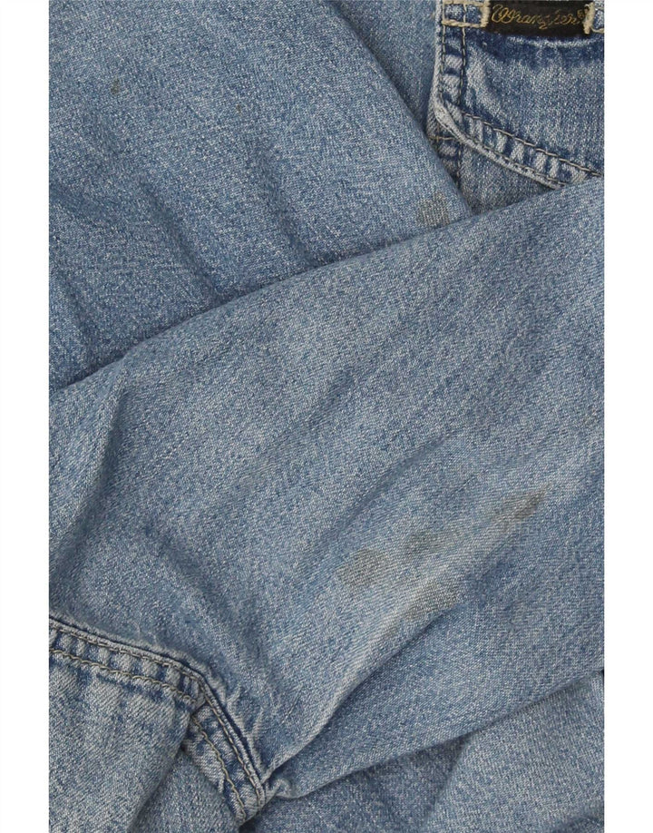 Wrangler muška Western Denim majica velika plava pamučna