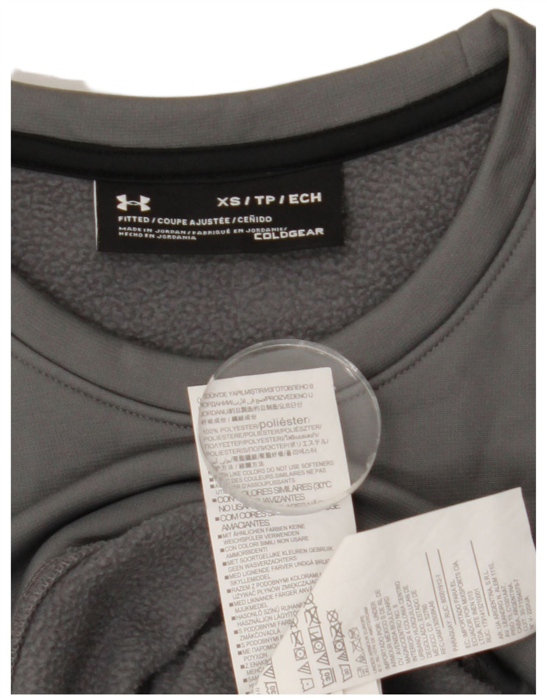 Under Armour muška majica Cold Gear XS sivi poliester