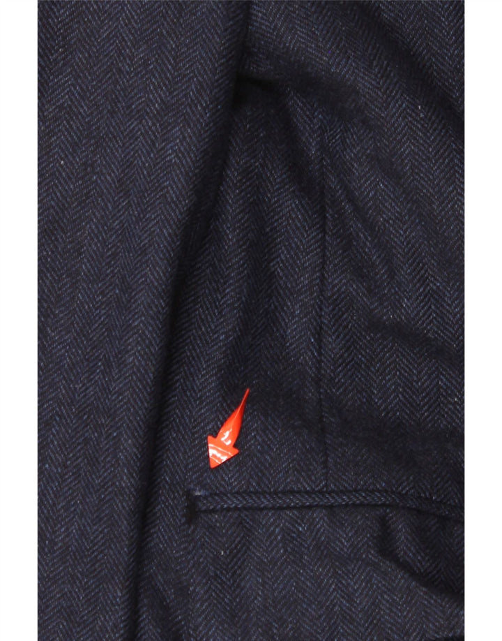 CANALI muška jakna sa 2 gumba IT 52 XL tamnoplava riblja kost od kašmira