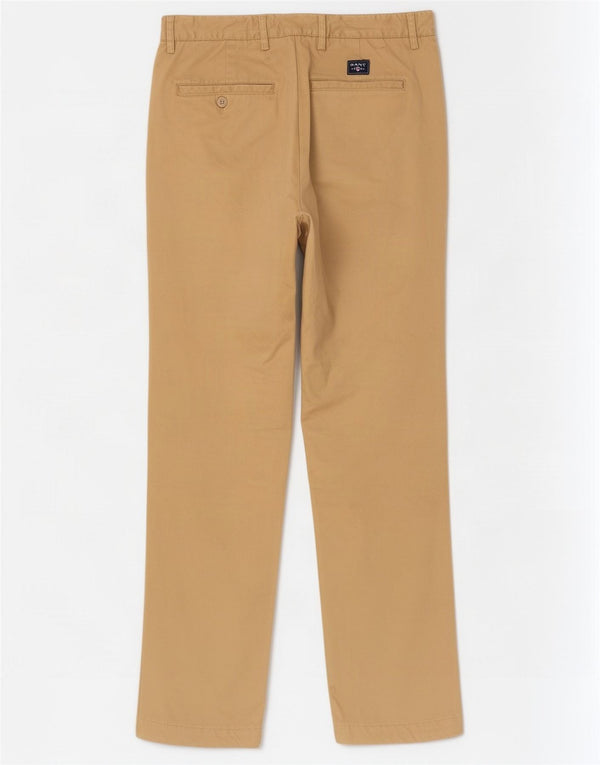 Gant New Haven muške chino hlače standardnog kroja W34 L30 bež pamuk