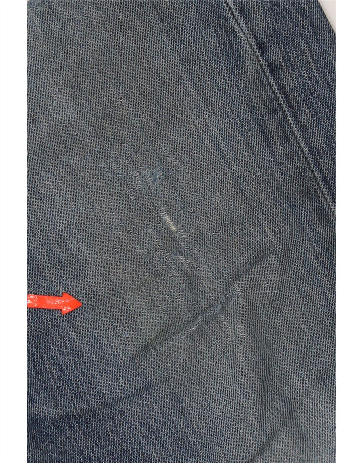 Levi's muške 505 ravne traperice s oštećenjem W33 L30, plavi pamuk