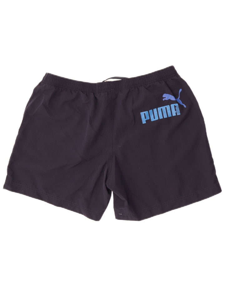 Puma muške kratke sportske hlače s grafičkim motivima XL tamnoplavi poliester