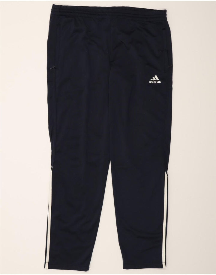 Adidas muške hlače za trenirku UK 40/42 Medium tamnoplavi poliester