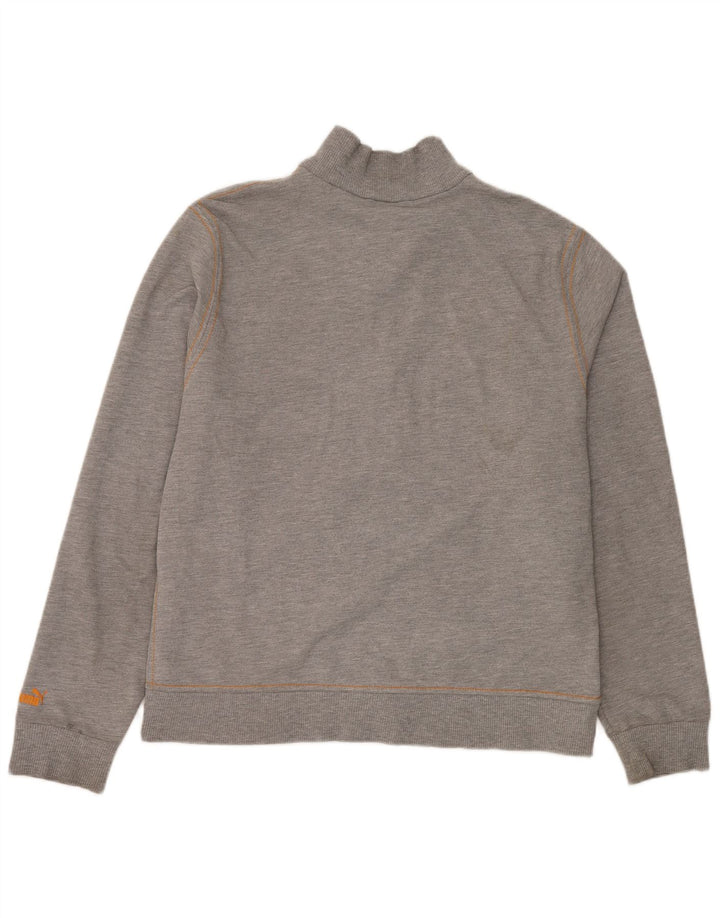 Puma muška gornja jakna trenirke Large Grey Polyester