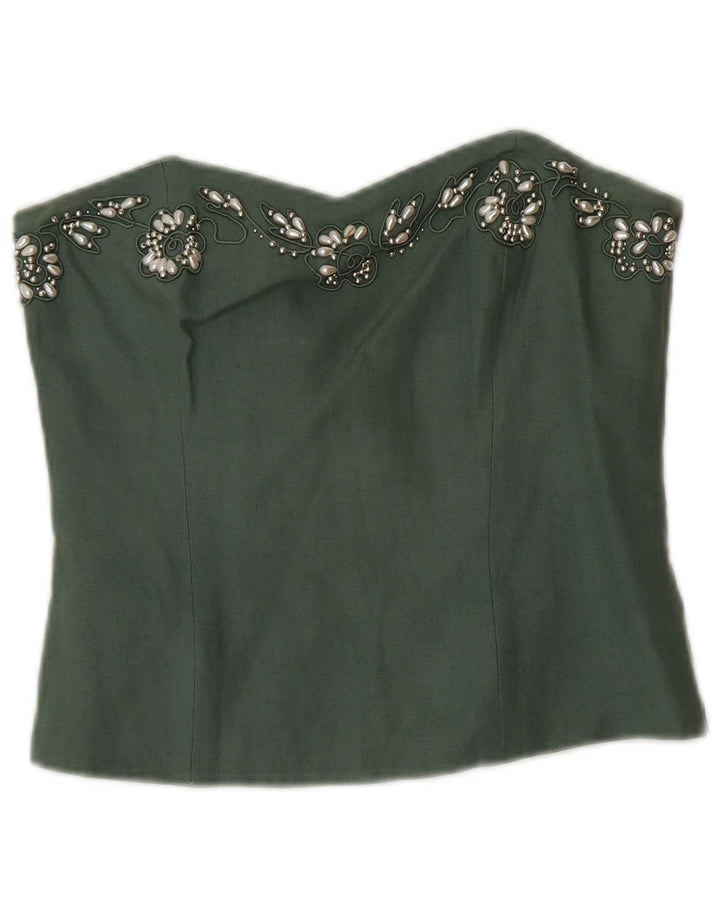 Angelo Santagostino Ženska dvodijelna suknja IT 44 srednje W26 Green Designe