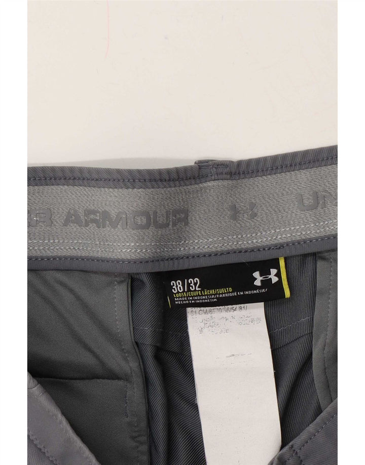 Under Armour muške ravne chino hlače W38 L32 sive