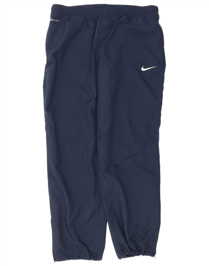 Nike muške Dri Fit hlače za trenirku XL tamnoplavi poliester