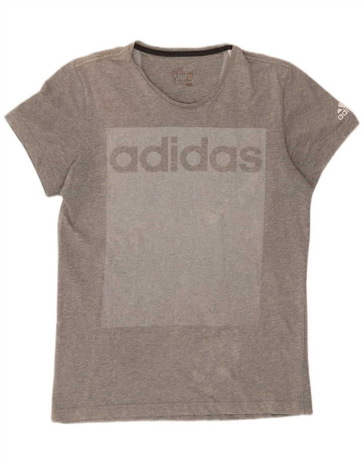 Adidas muška grafička majica kratkih rukava srednje sive boje