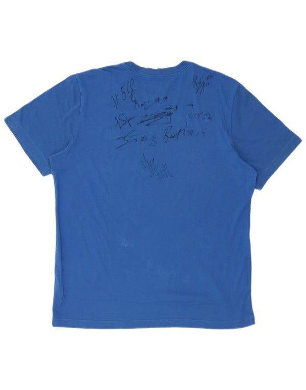 Nike Muška majica kratkih rukava Large Blue Cotton