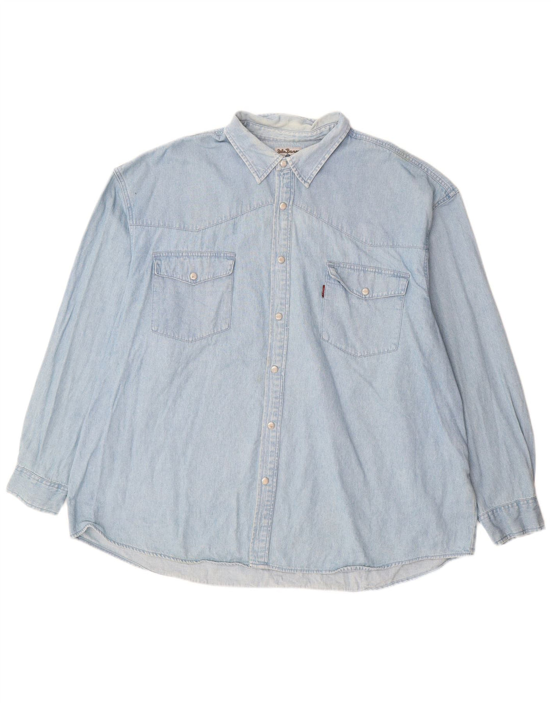 JOHN BANER Muška traper košulja 3XL plavi pamuk