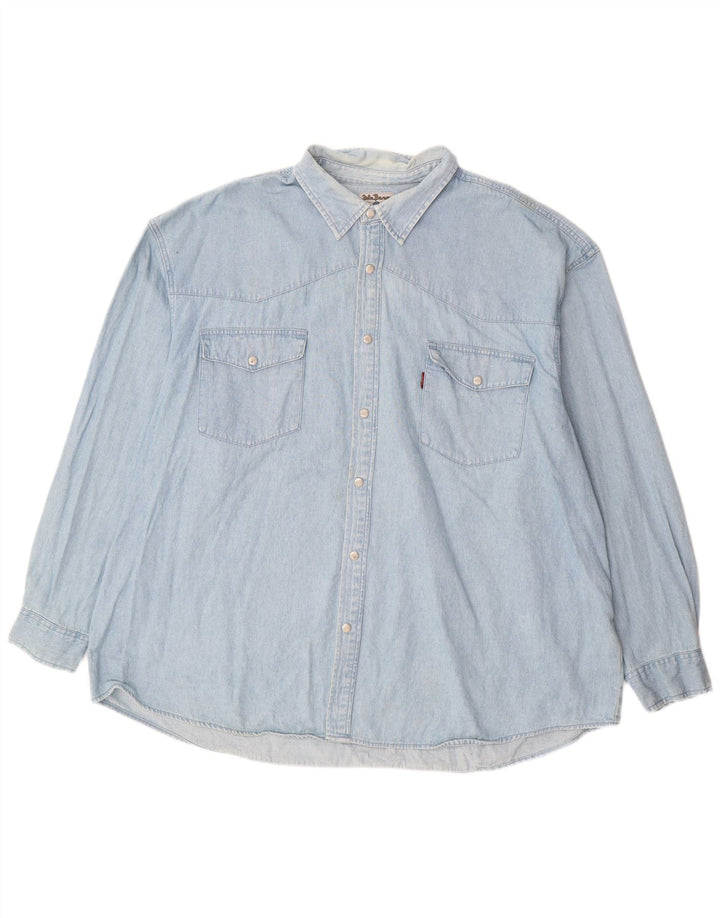 JOHN BANER Muška traper košulja 3XL plavi pamuk