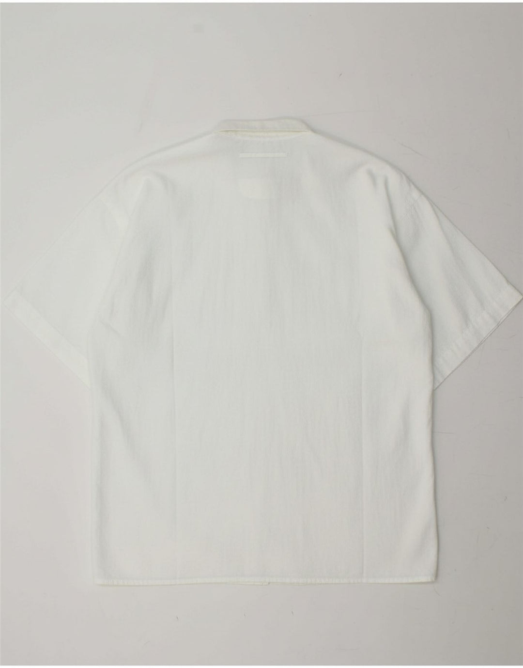 RUDNICK Mens Short Sleeve Shirt Size 40 Medium White