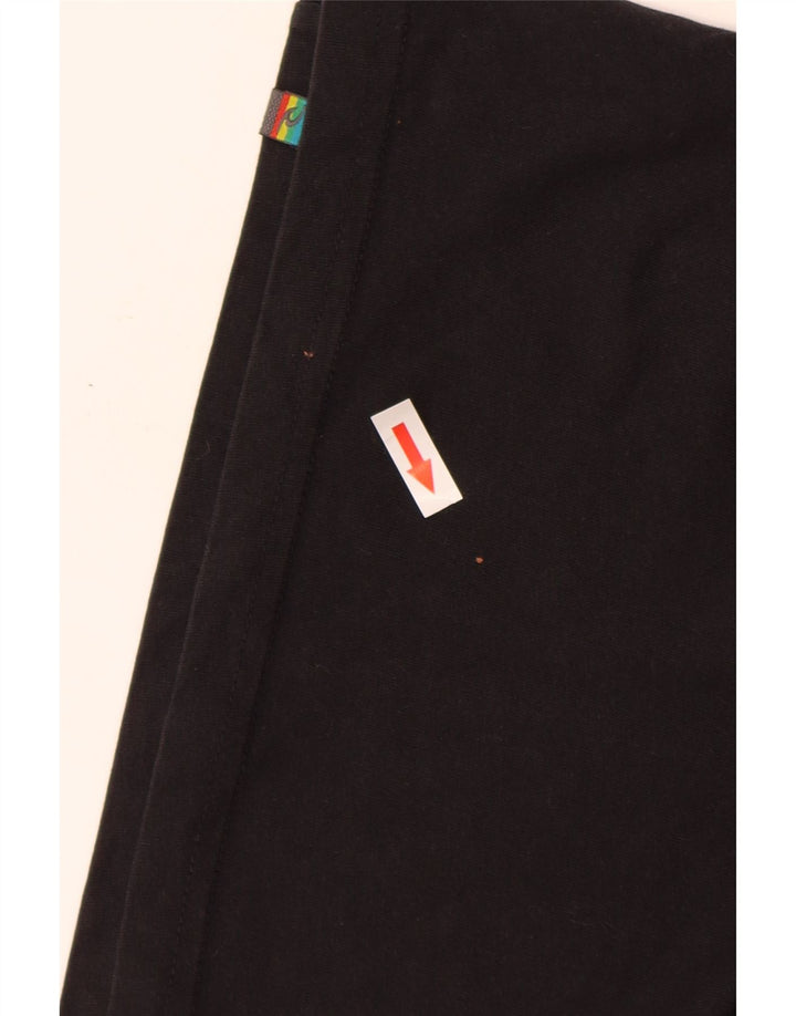 RIP CURL Mens Graphic T-Shirt Top Medium Black Cotton