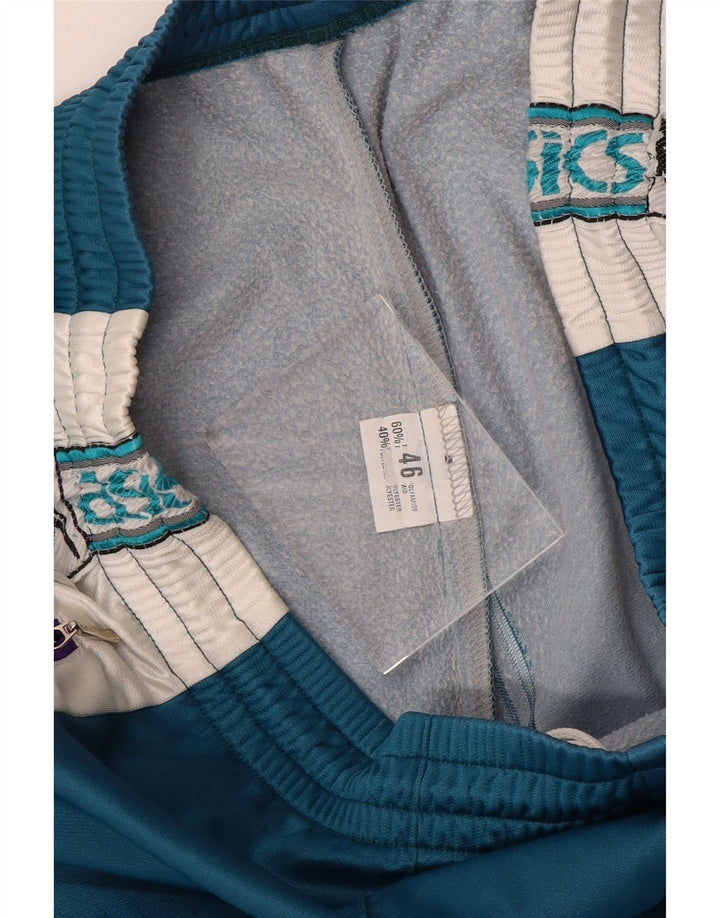 ASICS muške grafičke trenirke Hlače IT 46 Small Blue Colourblock