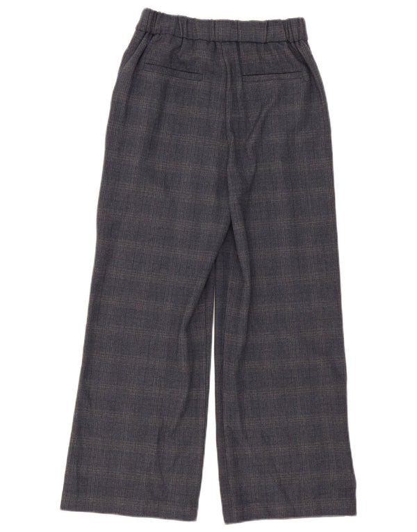 Zara chino hlače s klinovima za djevojčice 11-12 godina W26 L26 sive karirane