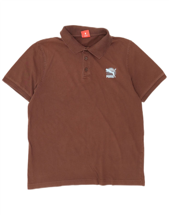 Puma muška polo majica Large Brown