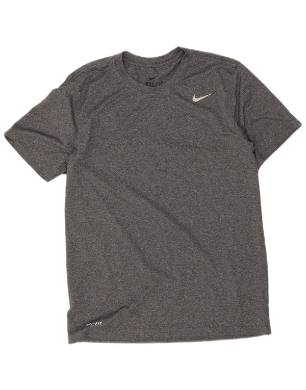 Nike Dri Fit majica kratkih rukava Veliki sivi flekasti poliester