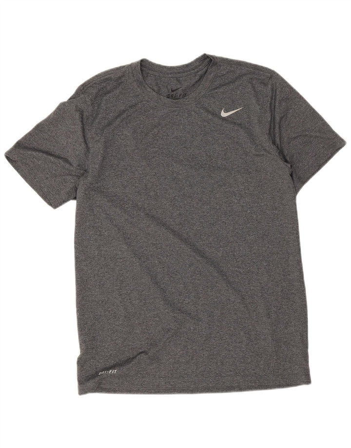 Nike Dri Fit majica kratkih rukava Veliki sivi flekasti poliester