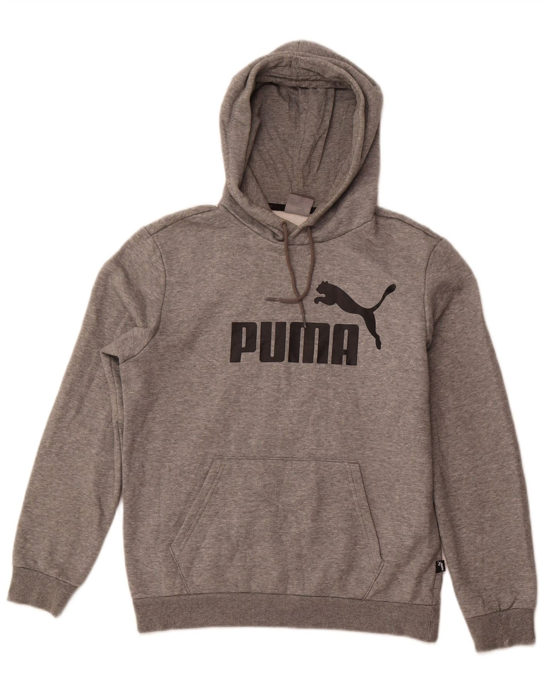 Puma muška majica s kapuljačom s kapuljačom, mala siva