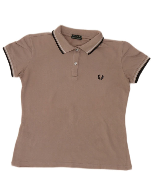 Fred Perry ženska polo majica UK 12 srednje sivi pamuk