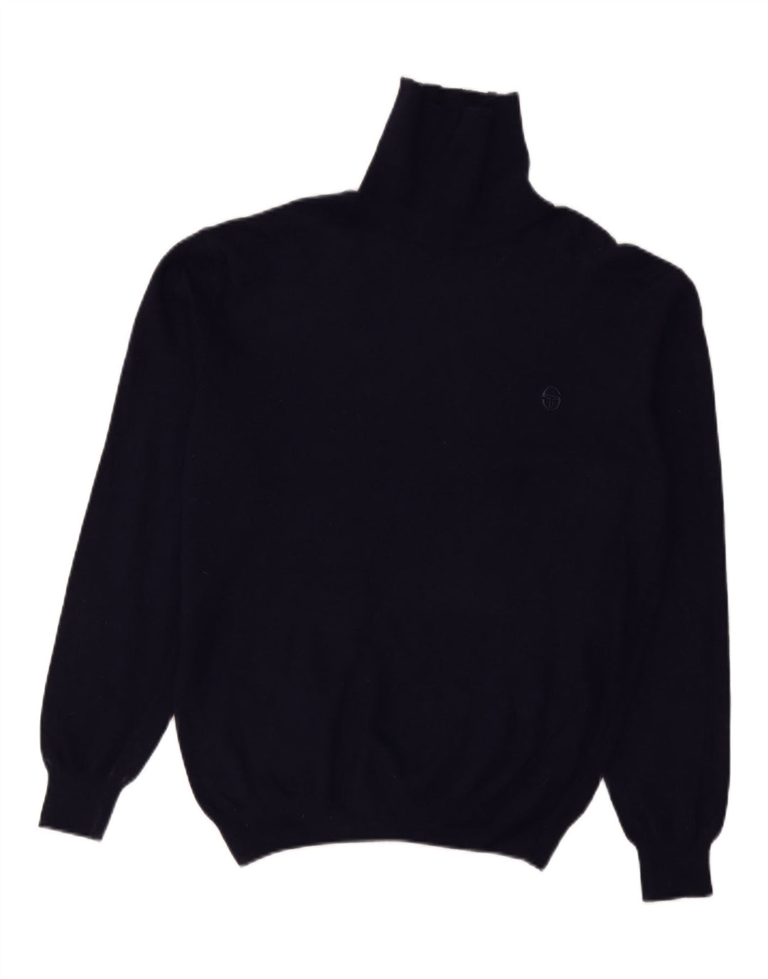 SERGIO TACCHINI Muški pulover s rol izrezom Veliki tamnoplavi vuneni