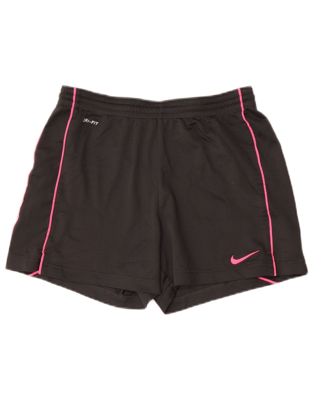 Nike Ženske Dri Fit Sportske kratke hlače UK 10 Mali sivi poliester