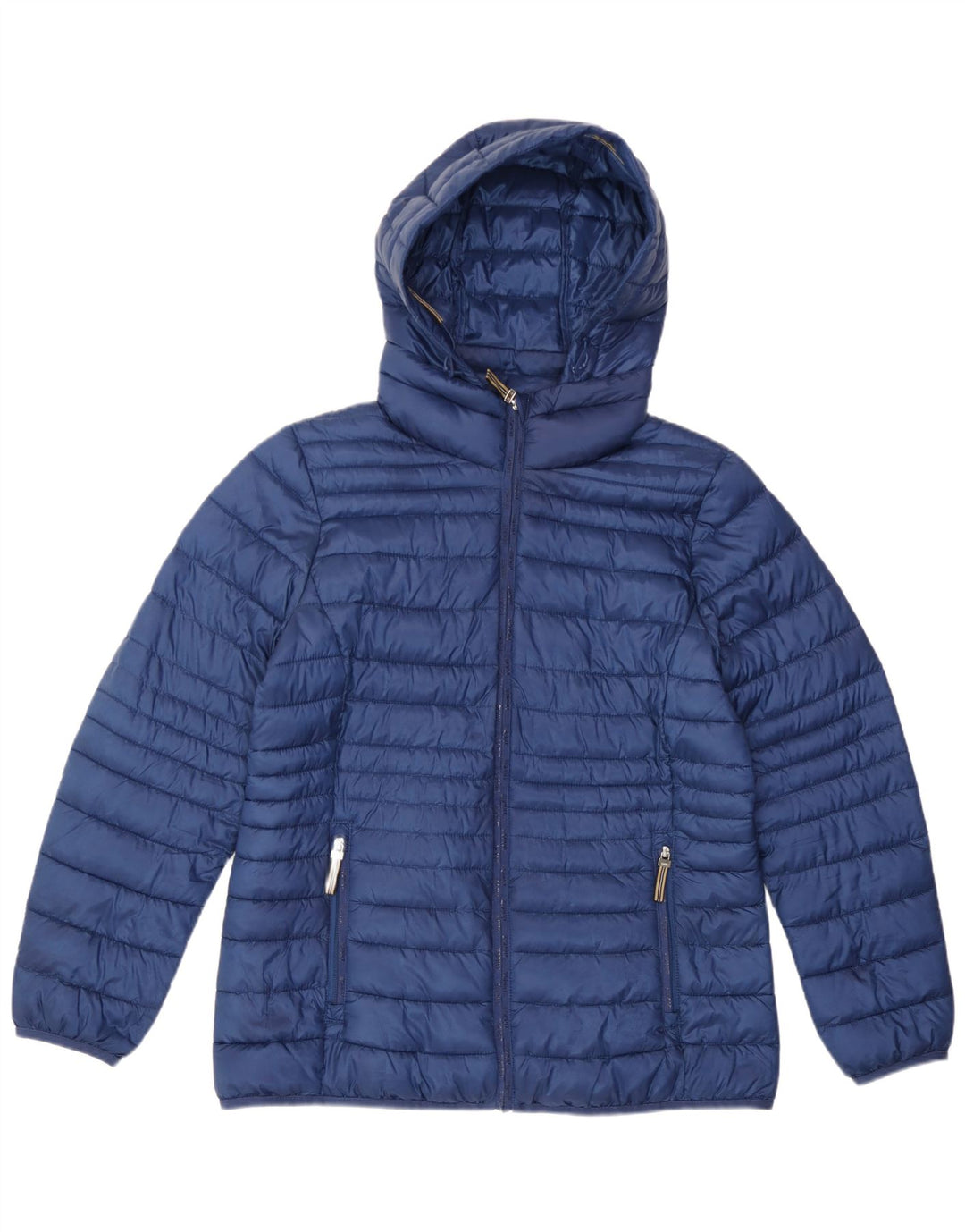 Esprit ženska podstavljena jakna s kapuljačom UK 18 XL plavi poliester