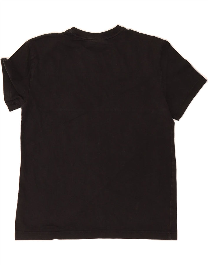 CALVIN KLEIN Mens Graphic T-Shirt Top Medium Black Cotton Vintage Calvin Klein and Second-Hand Calvin Klein from Messina Hembry 
