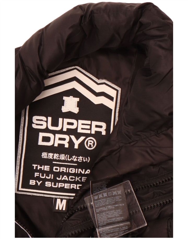 Superdry muška podstavljena jakna UK 38 srednje crni najlon