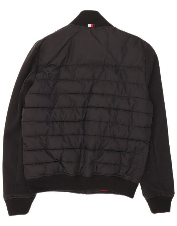 Tommy Hilfiger muška bomber podstavljena jakna UK 36 Mala crna