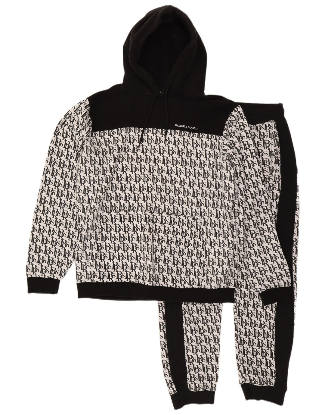 BLACK SQUAD Muška trenirka regularnog kroja Graphic XL bijele boje