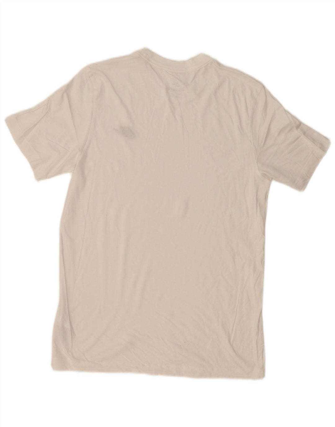 NIKE Mens T-Shirt Top Medium White Cotton